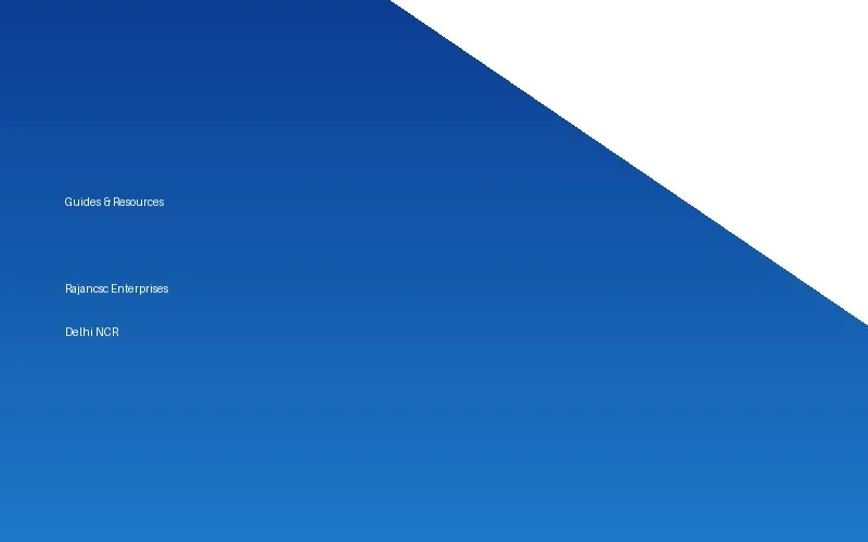 Documentation resources and citizen service guides