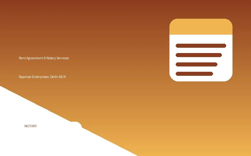 Rent Agreement & Notary Services